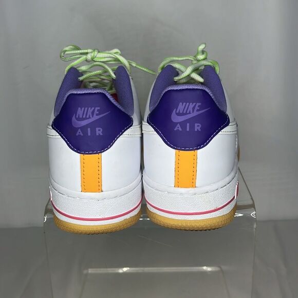 NIKE AIR FOCE 1 LV8 GS FRUIT COLORS KIDS SNEAKER FTL06-010 - Picture 4 of 7